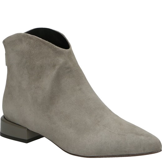 Botki Venezia zamszowe na zamek