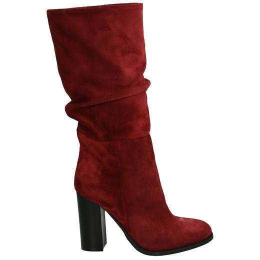 Botki Venezia zamszowe na zamek 