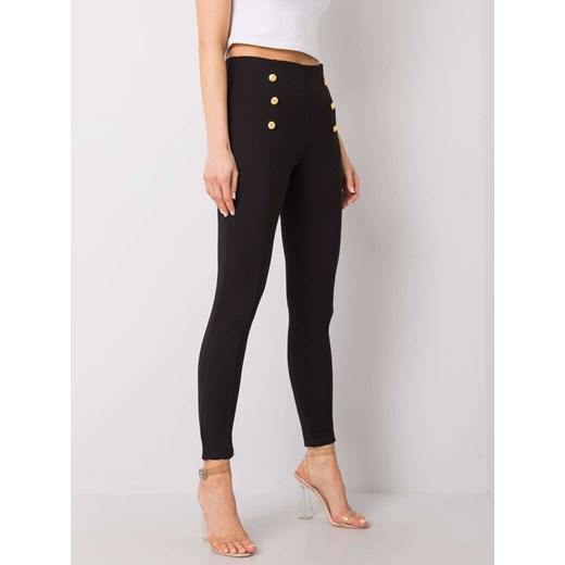 Czarne spodnie damskie Och Bella 