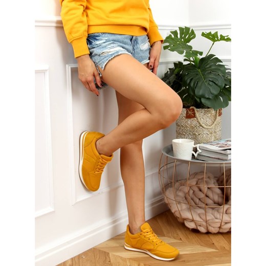 Buty sportowe miodowe CZ-792 Yellow 40 okazja ButyModne.pl