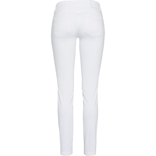 Białe jeansy damskie Marc Aurel 