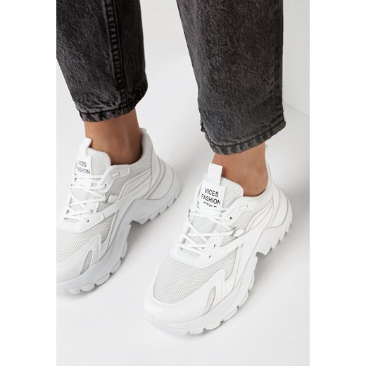 Białe Sneakersy Iomessa born2be.pl