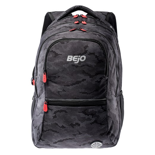 Dziecięcy Plecak miejski BEJO SEGUNDO BAG BLACK/GREY MORO 9981-BLK/GR MORO Bejo sklepmartes.pl