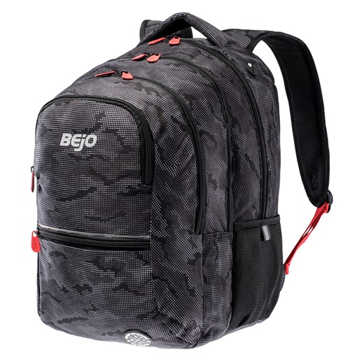 Dziecięcy Plecak miejski BEJO SEGUNDO BAG BLACK/GREY MORO 9981-BLK/GR MORO Bejo sklepmartes.pl