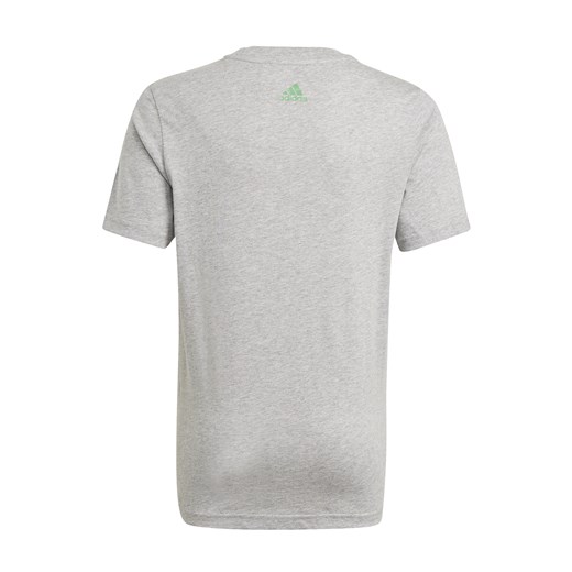 Dziecięca Koszulka ADIDAS B LIN T MGREYH/GREEN GN4004 176 wyprzedaż sklepmartes.pl