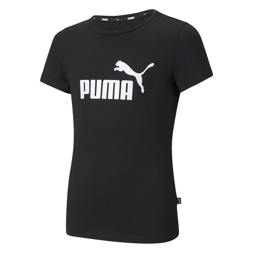 Dziecięca Koszulka PUMA ESS LOGO TEE G PUMA BLACK 58702901 Puma 110 okazyjna cena sklepmartes.pl
