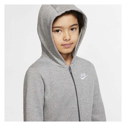 Dziecięcy Dres _NIKE U NSW TRK SUIT CORE BF CARBON HEATHER/DARK GREY/WHITE BV3634-091 _nike S sklepmartes.pl okazyjna cena