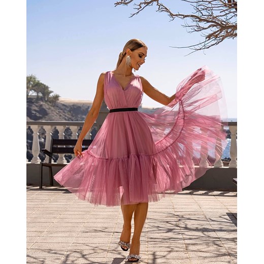 Sukienka Emo PARIS pustynny róż Emo 38 Fashionplace