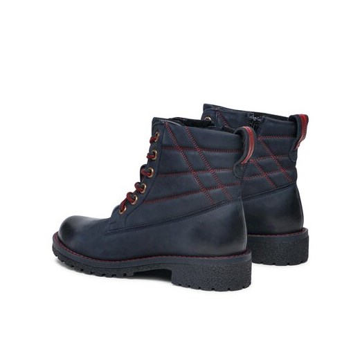 Workery damskie Lasocki na jesień płaskie sznurowane 