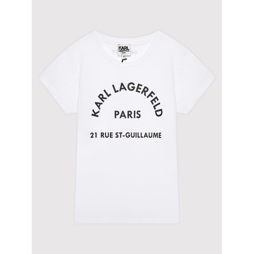 Biała bluzka dziewczęca Karl Lagerfeld 