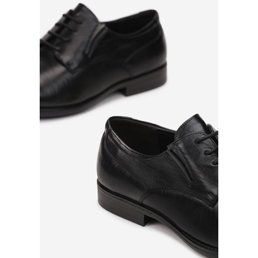 Born2be buty eleganckie męskie czarne 