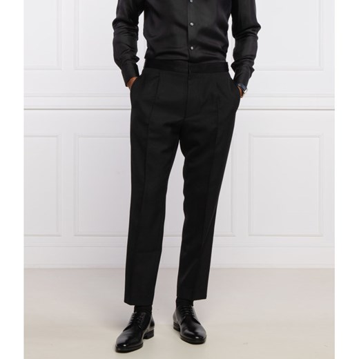 BOSS Spodnie Peyson | Straight fit | z dodatkiem wełny 50 okazja Gomez Fashion Store