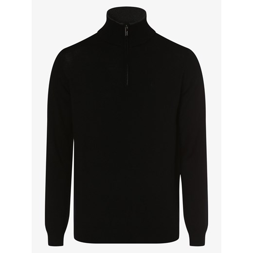 KARL LAGERFELD - Męski sweter z wełny merino, czarny Karl Lagerfeld XL vangraaf