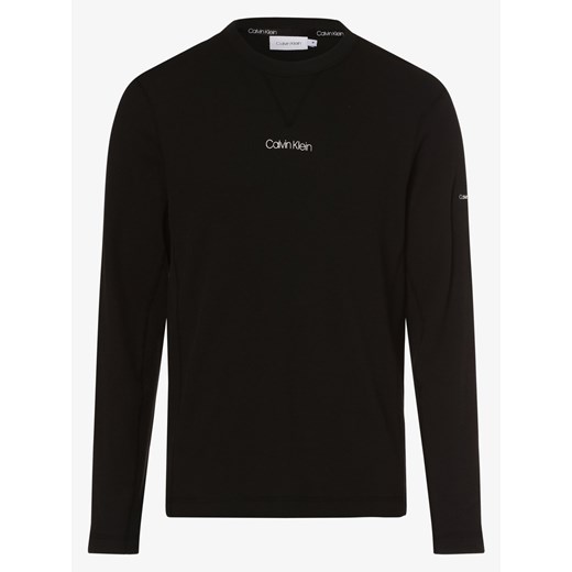 Calvin Klein - Męska koszulka z długim rękawem, czarny Calvin Klein XXL vangraaf