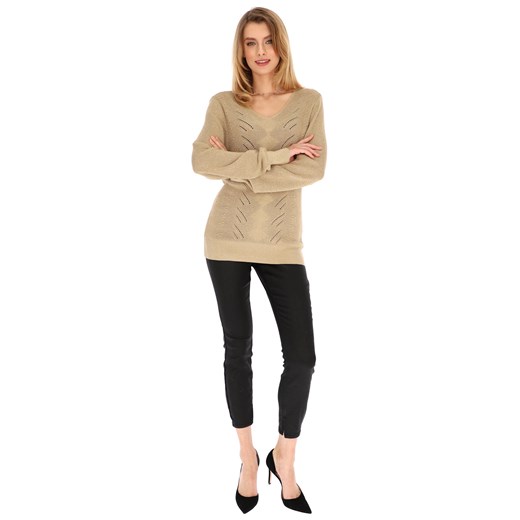 Połyskujący sweter z delikatnym wzorem Smashed Lemon 21732 Smashed Lemon 38 Eye For Fashion
