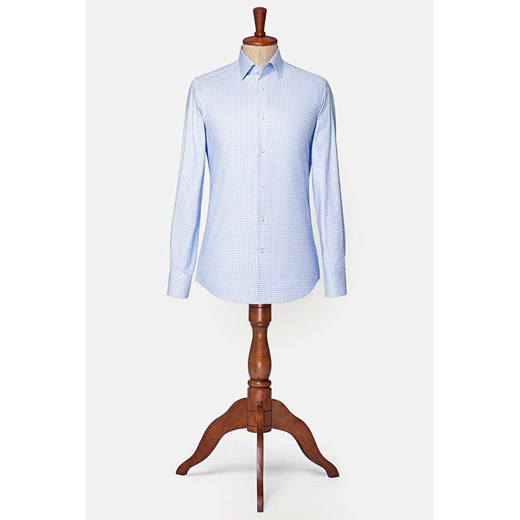 Koszula Błękitna w Kratę Ragusa Lancerto (176-182)/38 okazyjna cena Lancerto S.A.