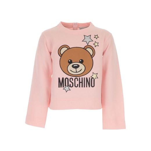 Moschino Bluzy Dziecięce dla Dziewczynek, różany, Bawełna, 2021, 10Y 12Y 4Y 5Y 6Y Moschino 5Y RAFFAELLO NETWORK