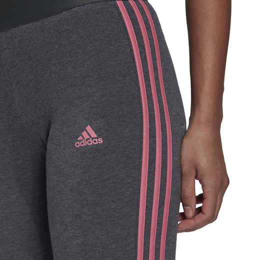 Szare spodnie damskie Adidas sportowe 