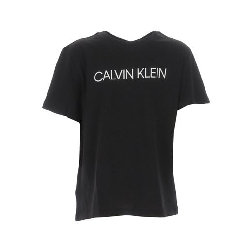 Calvin Klein Koszulka Dziecięca dla Chłopców, czarny, Bawełna, 2021, 12Y 14Y 16Y Calvin Klein 16Y RAFFAELLO NETWORK