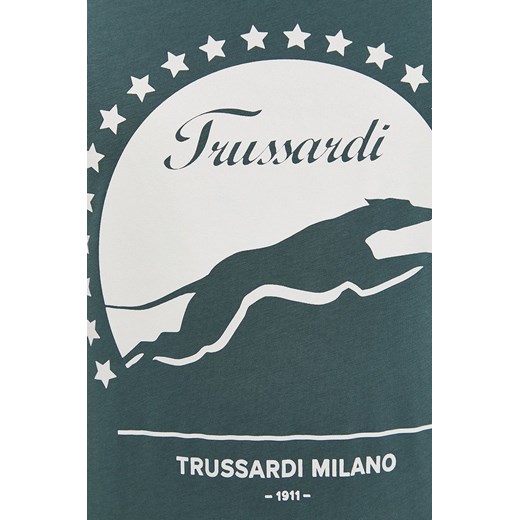 Trussardi - T-shirt bawełniany Trussardi L ANSWEAR.com