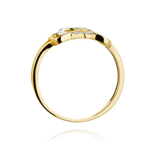 złoty pierścionek z brylantem 0.06ct Irbis.style 25 irbis.style