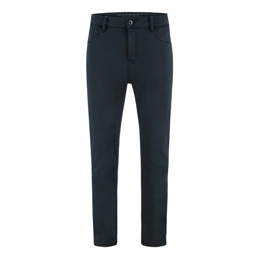 Klasyczne, granatowe spodnie jeansowe męskie z prostą nogawką D-EVERS W32 L32 Volcano.pl