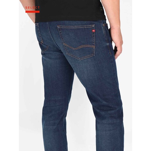Niebieskie jeansy męskie regularny krój D-JERRY 37 W33 L32 Volcano.pl