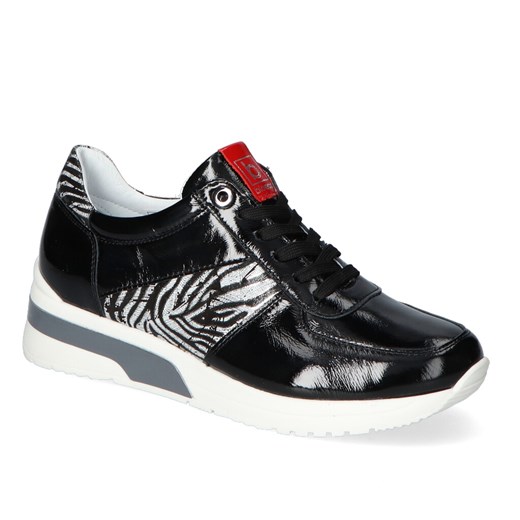 Sneakersy Arka BI6007/1974+2044+2206 Czarne Zebra Arka BI6007/1974+2044+2206 Czarne Zebra ze sklepu Arturo-obuwie w kategorii Buty sportowe damskie - zdjęcie 120442852