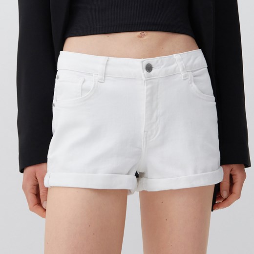 Reserved - Jeansowe szorty - Biały Reserved 36 Reserved promocyjna cena
