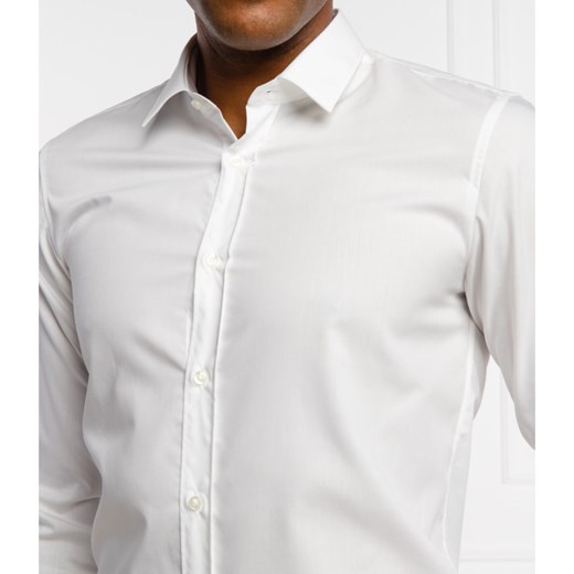 Koszula męska biała Hugo Boss z długimi rękawami 