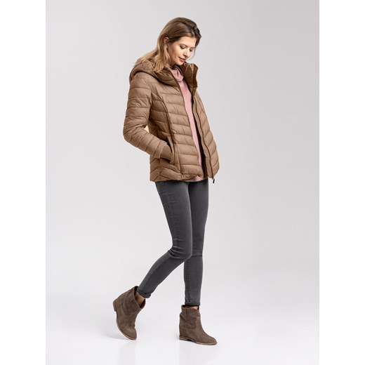 Kurtka damska z kapturem krótka 