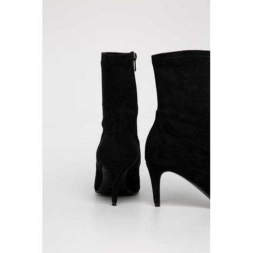 Botki Wojas czarne na zamek eleganckie
