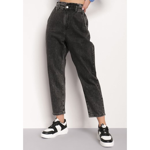 Ciemnoszare Jeansy Slouchy Calinna Renee XL Renee odzież