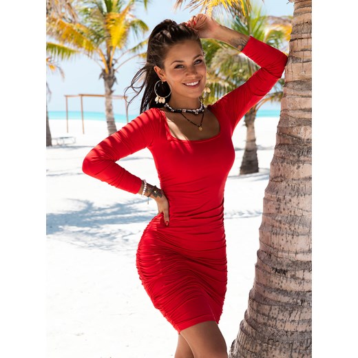 SELFIEROOM - Sukienka Imren LYCRA - czerwona Selfieroom one size Selfieroom.pl