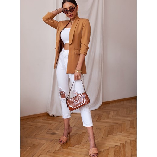 SELFIEROOM - Marynarka Dassa - camel Selfieroom L promocja Selfieroom.pl