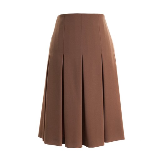 Spódnica układana w kolorze camel marki Classic Fashion Classic Fashion 46 wyprzedaż sklepcdn.pl