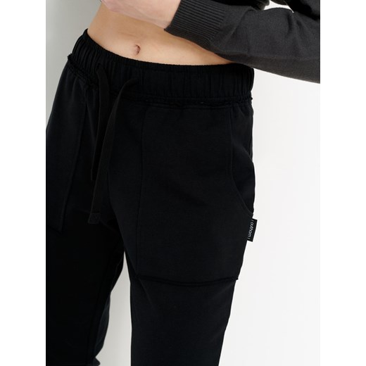  Wybierać Spodnie damskie Outhorn z elastanu w sportowym stylu czarny spodnie z wysokim stanem damskie JNMWC