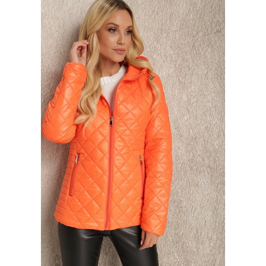 Pomarańczowa Kurtka Baseros Renee 3XL Renee odzież