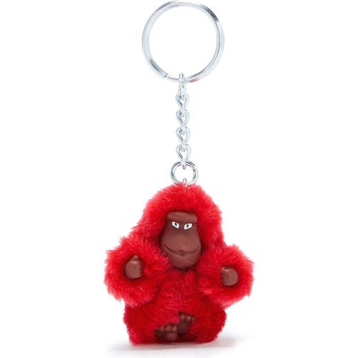 Brelok "Monkeyclip" w kolorze czerwonym na klucze - 4 x 4,8 x 2,5 cm Kipling onesize Limango Polska wyprzedaż