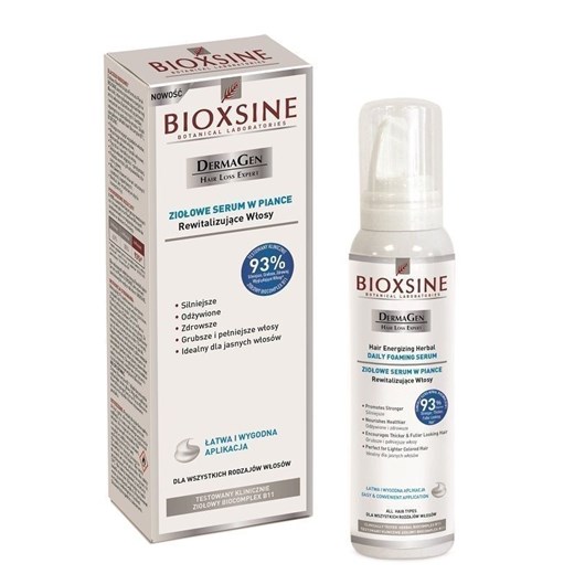 Bioxsine Dermagen - Serum w piance przeciw wypadaniu włosów 150ml Bioxsine 150 ml okazja SuperPharm.pl