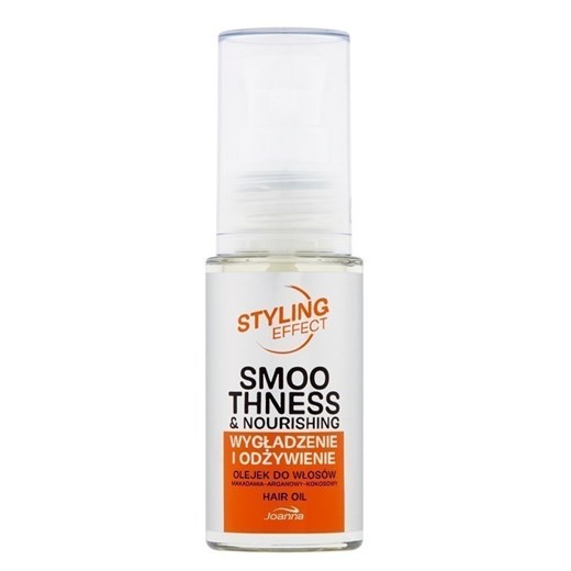 Joanna Styling Effect - olejek do włosów Wygładzanie 30ml Joanna 30 ml wyprzedaż SuperPharm.pl