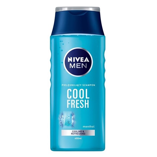 NIVEA Men Szampon odświeżający Cool Fresh 400ml Nivea 400 ml SuperPharm.pl okazja