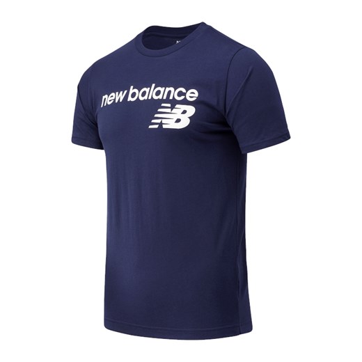 Koszulka męska New Balance MT03905PGM – granatowa ze sklepu New Balance Poland w kategorii T-shirty męskie - zdjęcie 120812134