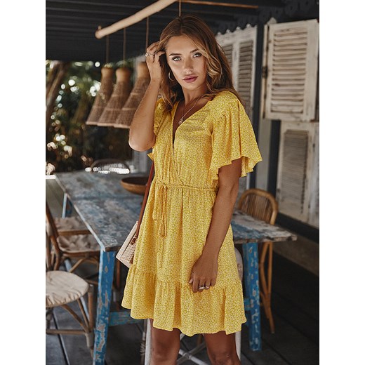 Sukienka w kolorze żółtym Coconut Sunwear M promocja Limango Polska