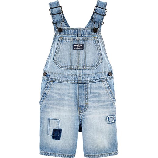 Ogrodniczki krótkie jeans z łatami Oshkosh 76 promocja Carter's OshKosh