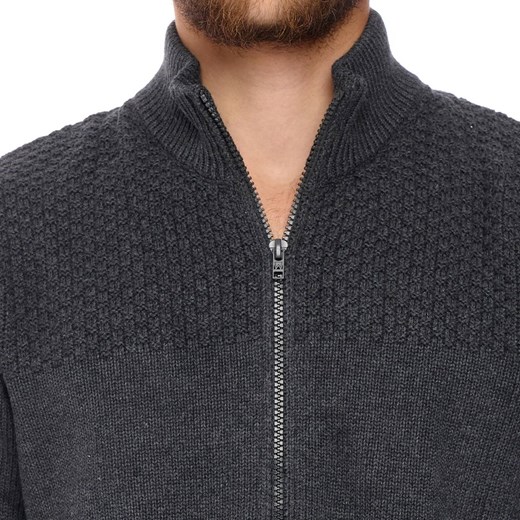 WRANGLER FULL ZIP KNIT BLACK W8A3RK100 Wrangler XXL panjeans.pl