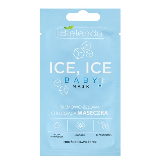 Bielenda Ice Ice Baby! - Kremowo-żelowa chłodząca maseczka - mroźne nawilżenie 8g Bielenda  okazja SuperPharm.pl