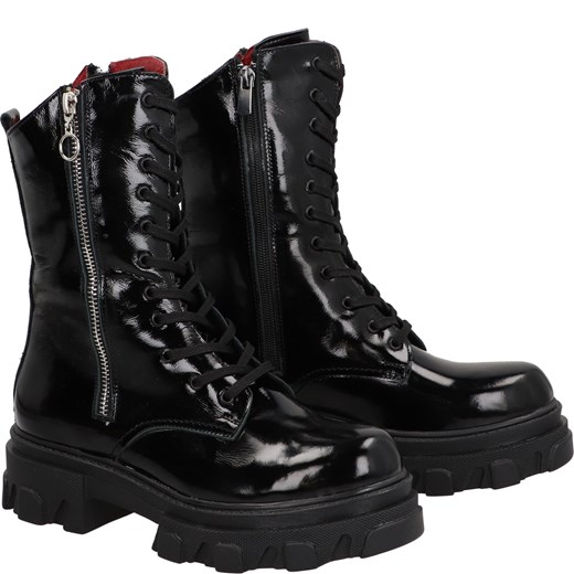 VENEZIA Lakierowane botki - 93702 BLACK Venezia 41 Venezia