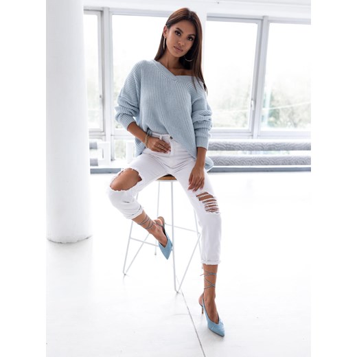 Sweter Ninna - jasny niebieski Selfieroom one size wyprzedaż Selfieroom.pl