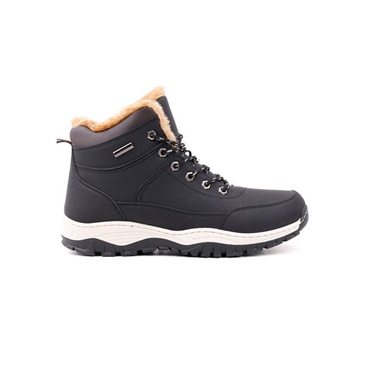 Buty zimowe męskie Yourshoes sznurowane